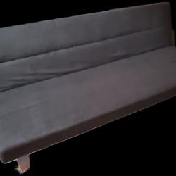 Black Couch/bed Futon 68" Long