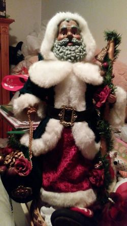 1998 Christmas Santa Tree Topper