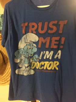 Vintage Smurf shirt men's