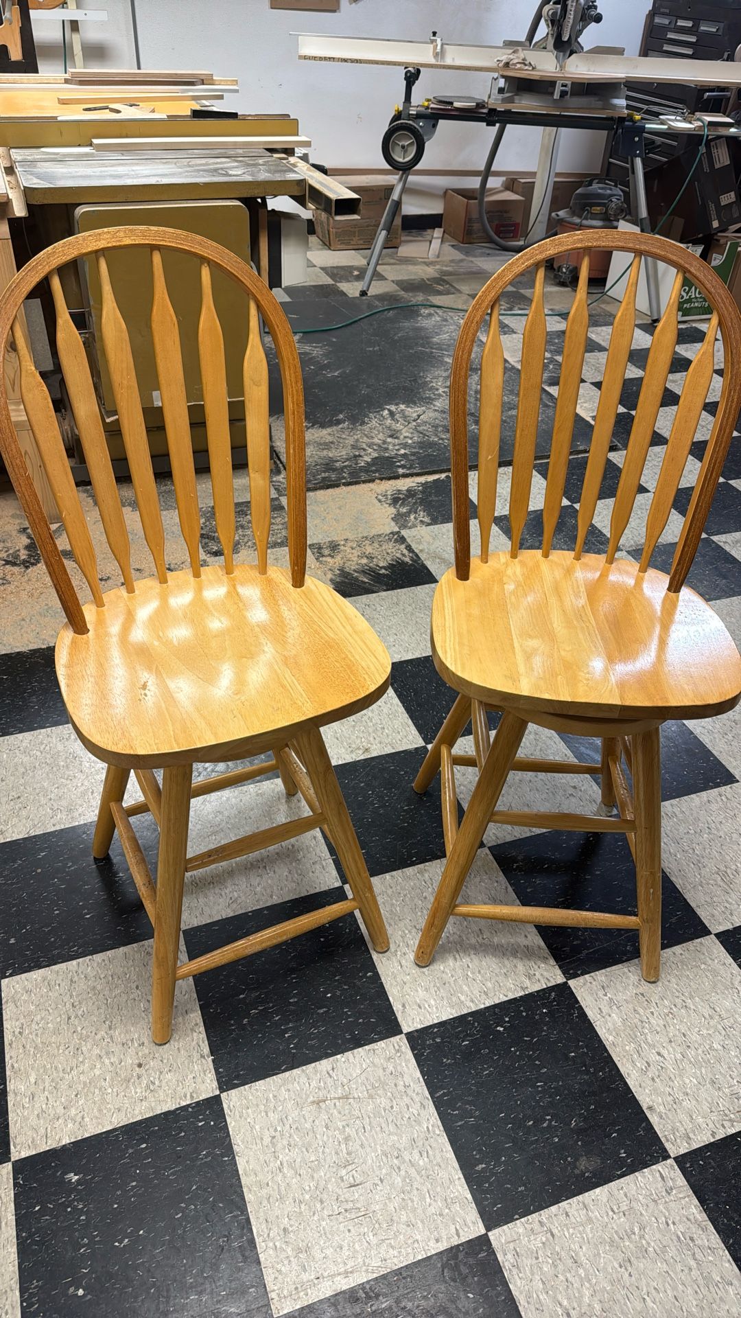 2 Spinning Chair Tops