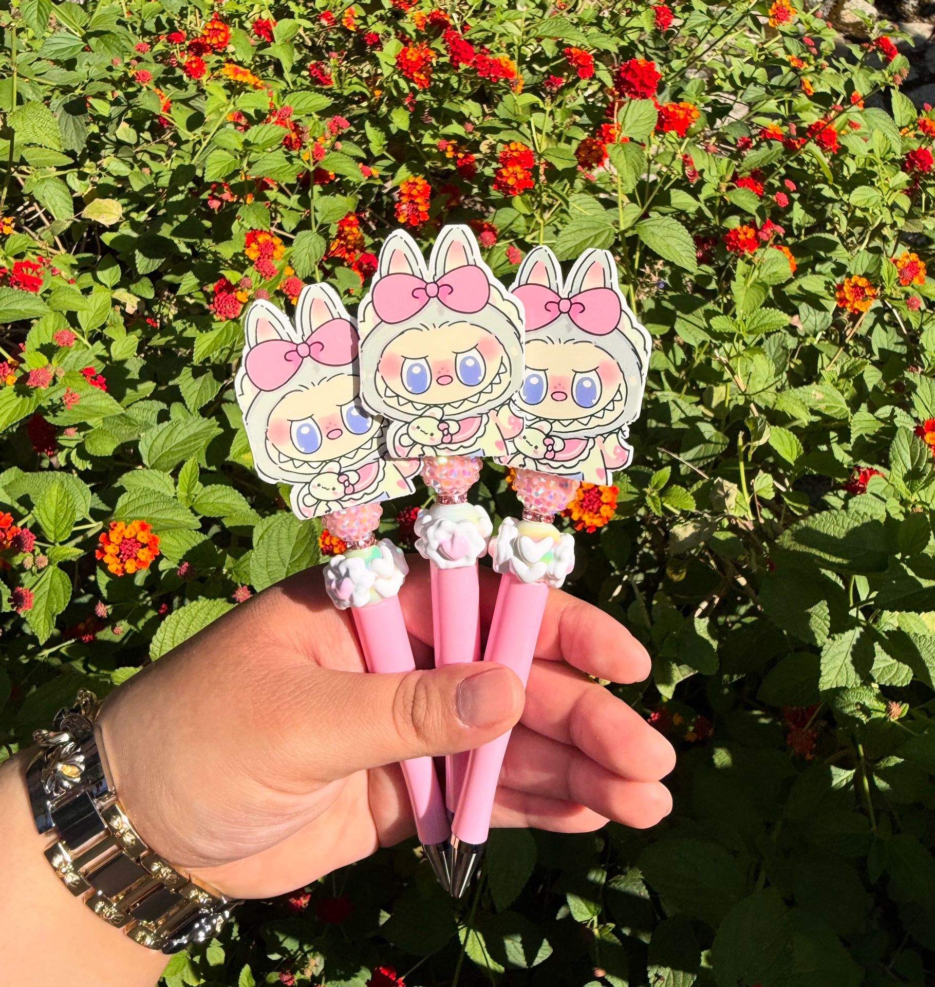 Labubu Acrylic Beaded Pen