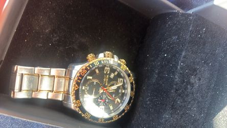 Invicta Men's Chronograph Watch Gold and Silver Tone
