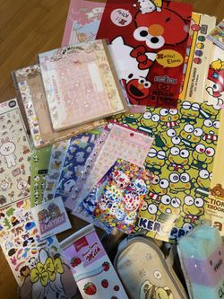 Sanrio Hello Kitty Stationary Scrapbooking Lot