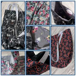 Large homemade tote bags