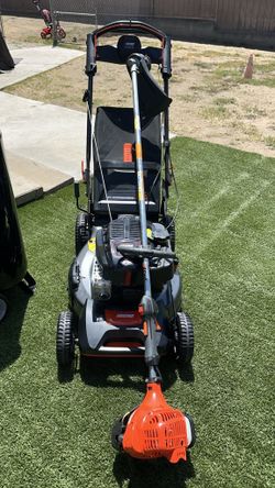 Echo Lawn Mower self Propelled and Weed Wacker new $540 firm