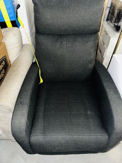 Navy blue recliner