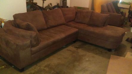 Chocolate Microfiber Couch
