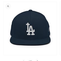 LA Dodgers Cross SnapBack Hat New