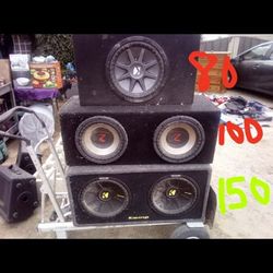 Car audio subwoofer speakers