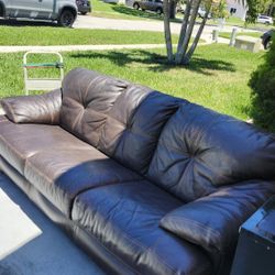 Genuine Leather Sofa 