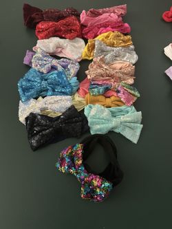 Baby Girl Sparkle Bows
