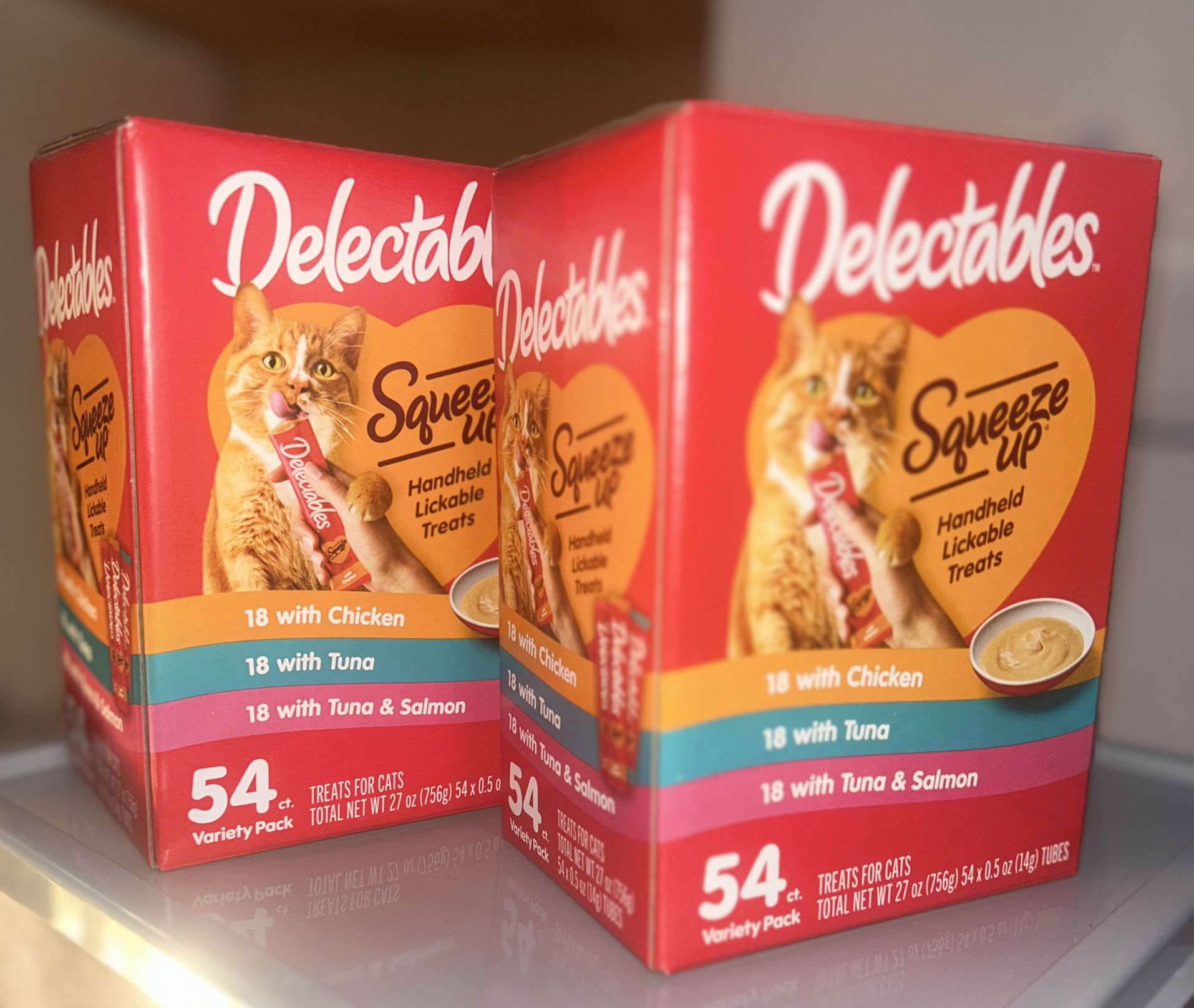 Hartz Delectables Squeeze Up Variety Pack (Cat Treats)