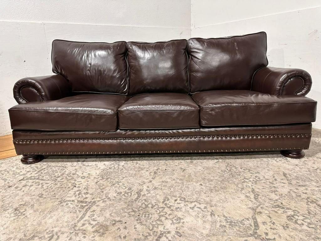 Bernhardt Leather Sofa Foster Matttroy