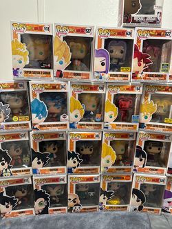 DBZ funko Pops.
