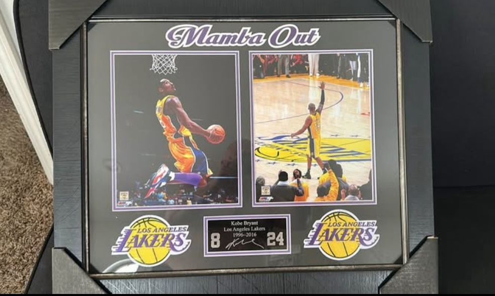 Kobe Mamba Out Framed Picture
