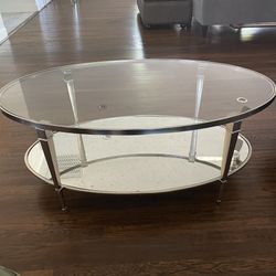 Glass Top Coffee Table 