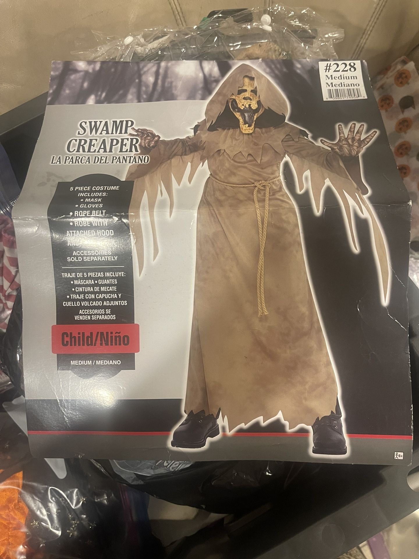 Boys Costume Swamp Creaper