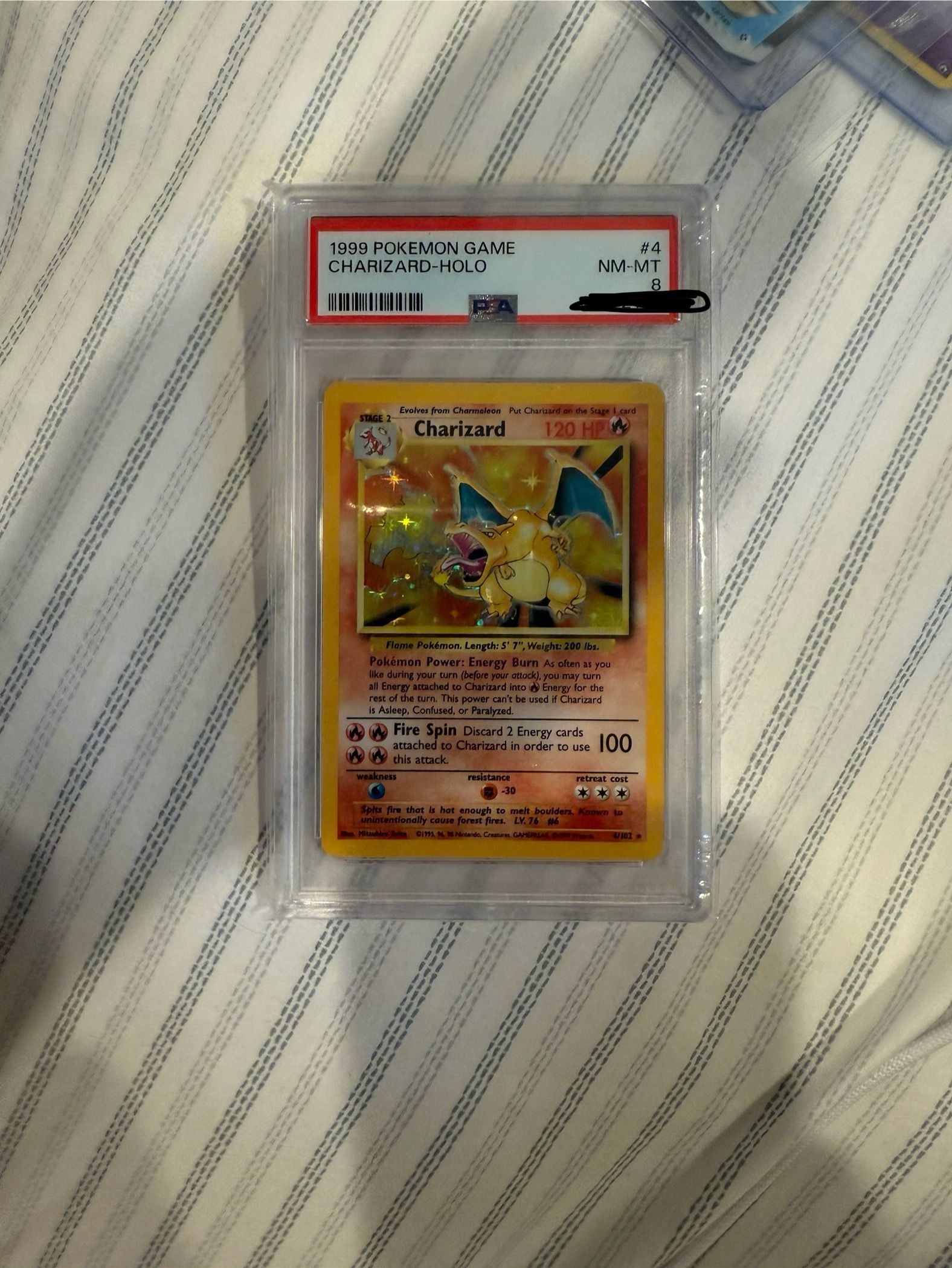 PSA 8 BASE SET CHARIZARD