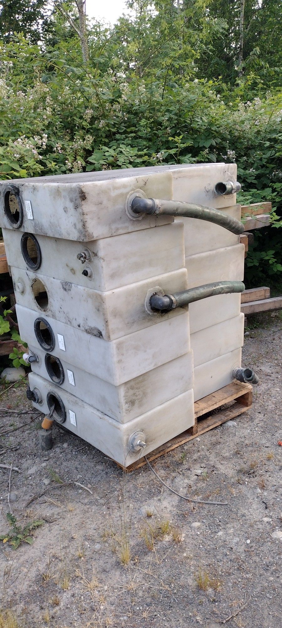 rectangular holding tanks