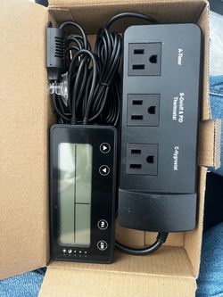 3-Outlet Timer Thermostat Hygrostat Controller