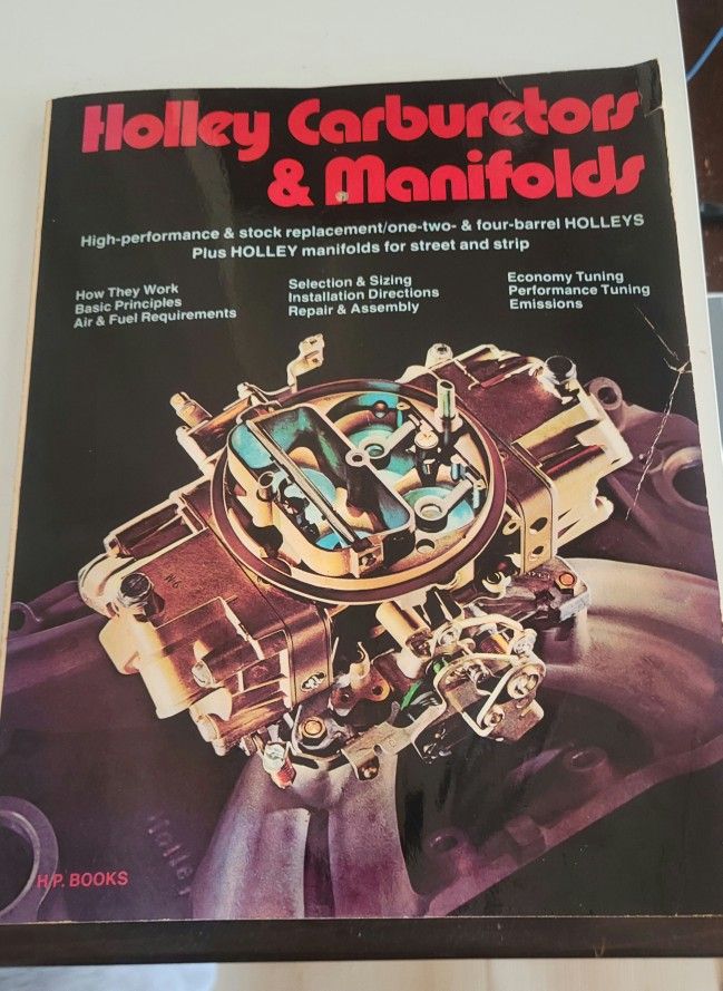 Holley Carburetors & Manifolds Service Manual HP Books Vintage H.P. Books 1976