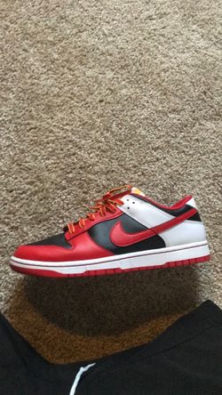 Nike Dunk Low Black Red White Sneaker