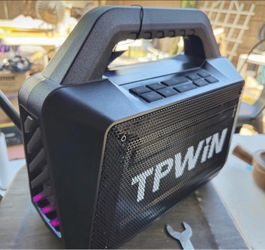 Bluetooth Speaker - 80W Loud Rugged Outdoor Speakers, IPX6 Waterproof, 20H Playtime, Deep Bass, Lightshow, TWS, BT 5.3 Wireless, Portable for Travel H