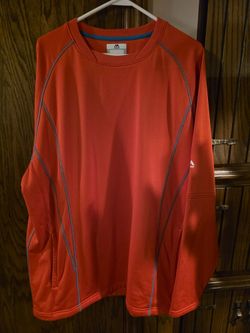 Majestic Orange Pullover With Pockets