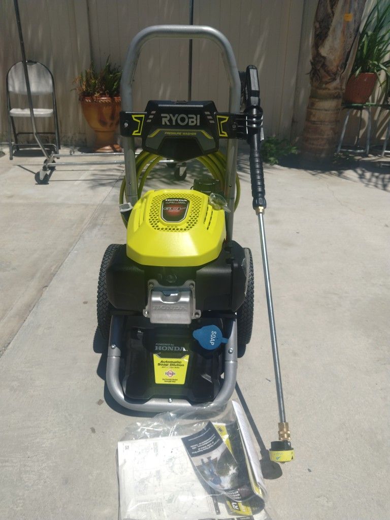 Ryobi 3100 Psi Honda Pressure Washer