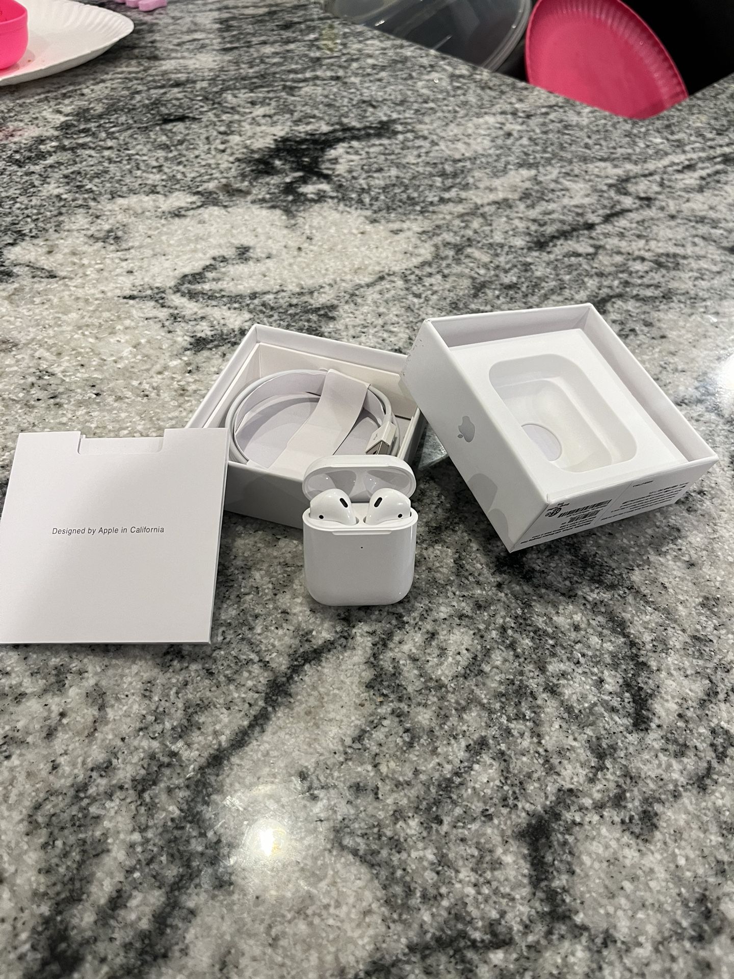 Airpods Gen2 (Wire and charging case included)