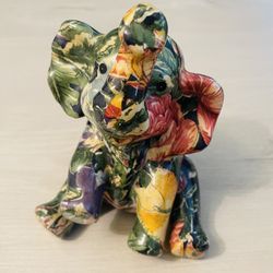  Porcelain Patchworks Elephant 