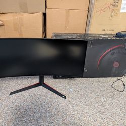 LG 34GK950F 34" 144hz 3440 X 1440 Ultrawide Curved Monitor 
