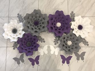 Paper flowers decoration