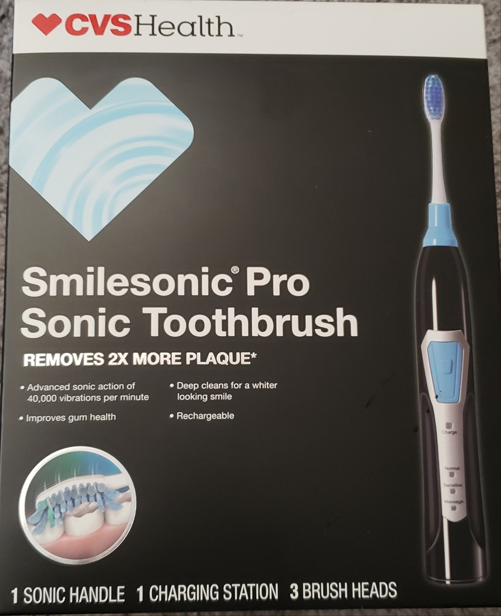 New Smilesonic Pro Toothbrush by CVS health