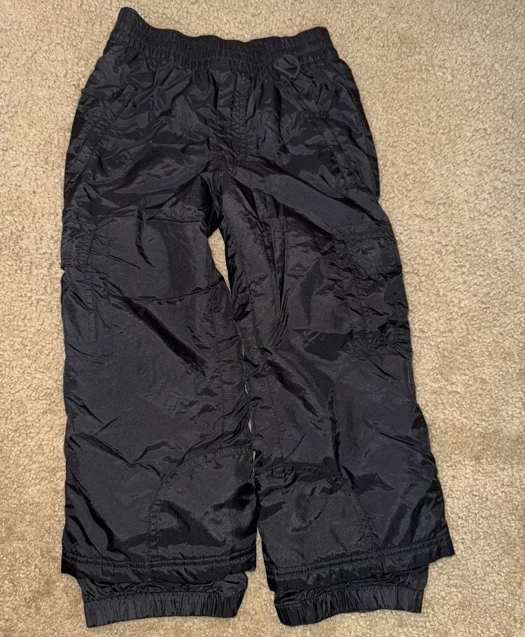 Kid Black Snow Pants Size 4 Essential Sport