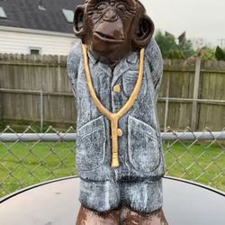 Monkey Doctor Statue