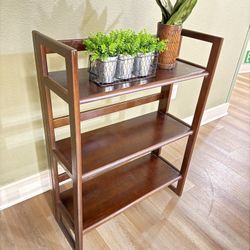 3-Tier Folding Wooden Bookshelf Was 69.99