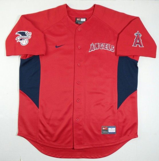 Vintage Nike MLB Anaheim Angels Vladimir Guerrero Baseball Jersey Size Men's L