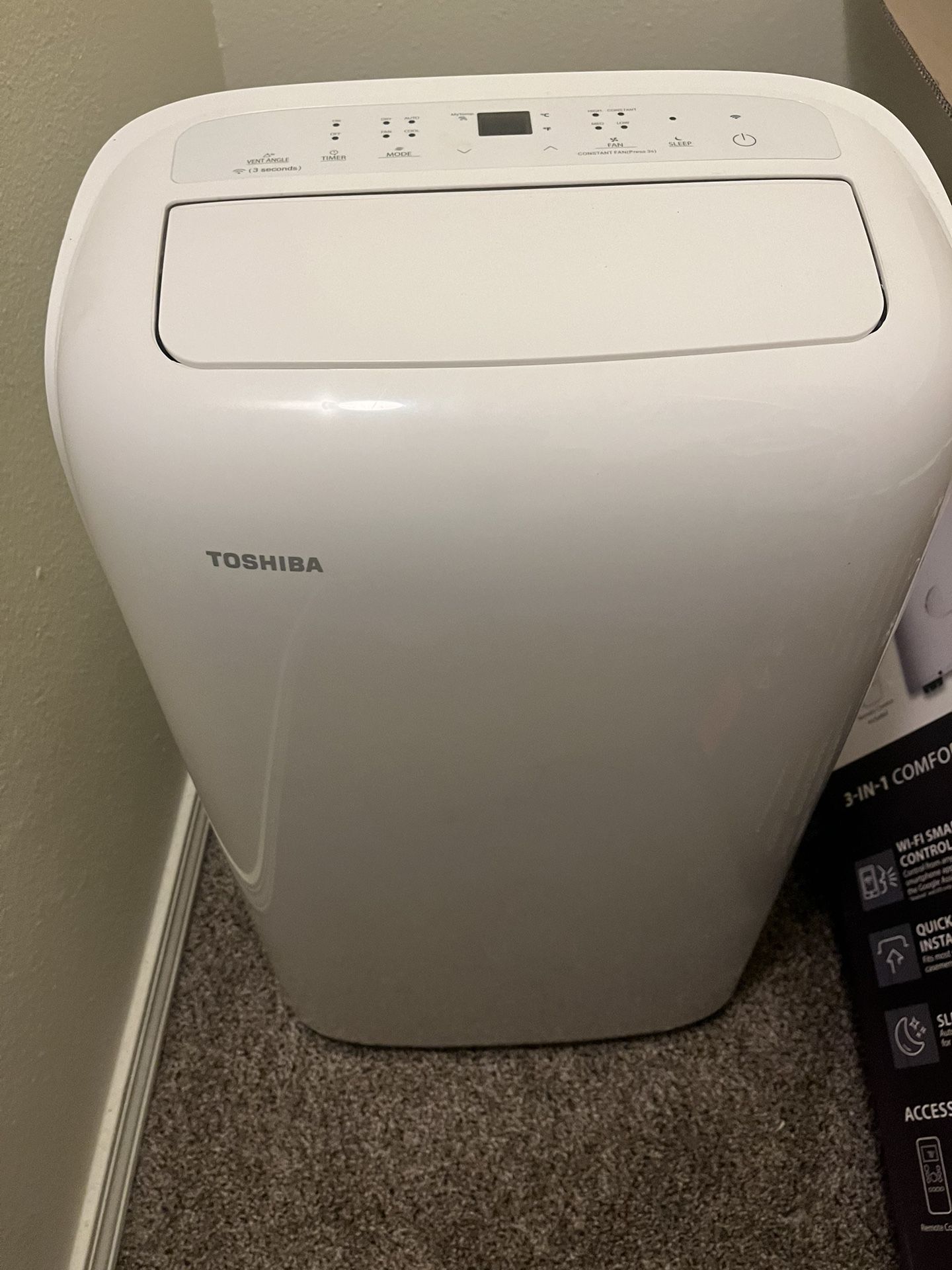 Ac Unit. Toshiba Portable Air Conditioner 