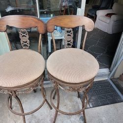 Pair of Wooden Stools