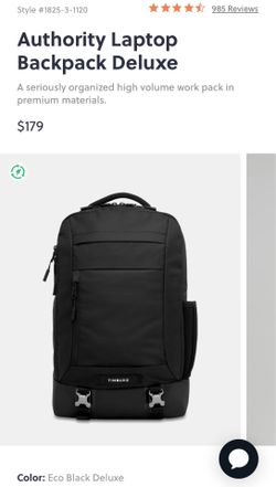 Brand New Timbuk2 Authority Laptop Backpack Deluxe
