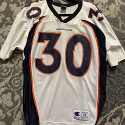 Vintage “Terrel Davis” Broncos Jersey Size Adult Large