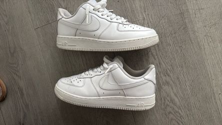 White af1 men size 8