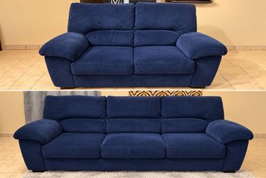 Sofa and matching loveseat
