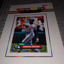 1993 Topps Master Photo Marquis Grissom
