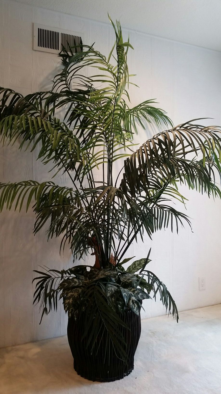 About 7' fake plant