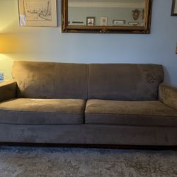 Rowe Furniture Grey Sofa / Pick Up By 1/27/26