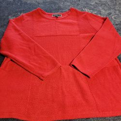 Womens 2x Red Sweater