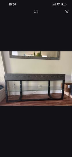 Entry table 62” long by 30” tall & 16” width