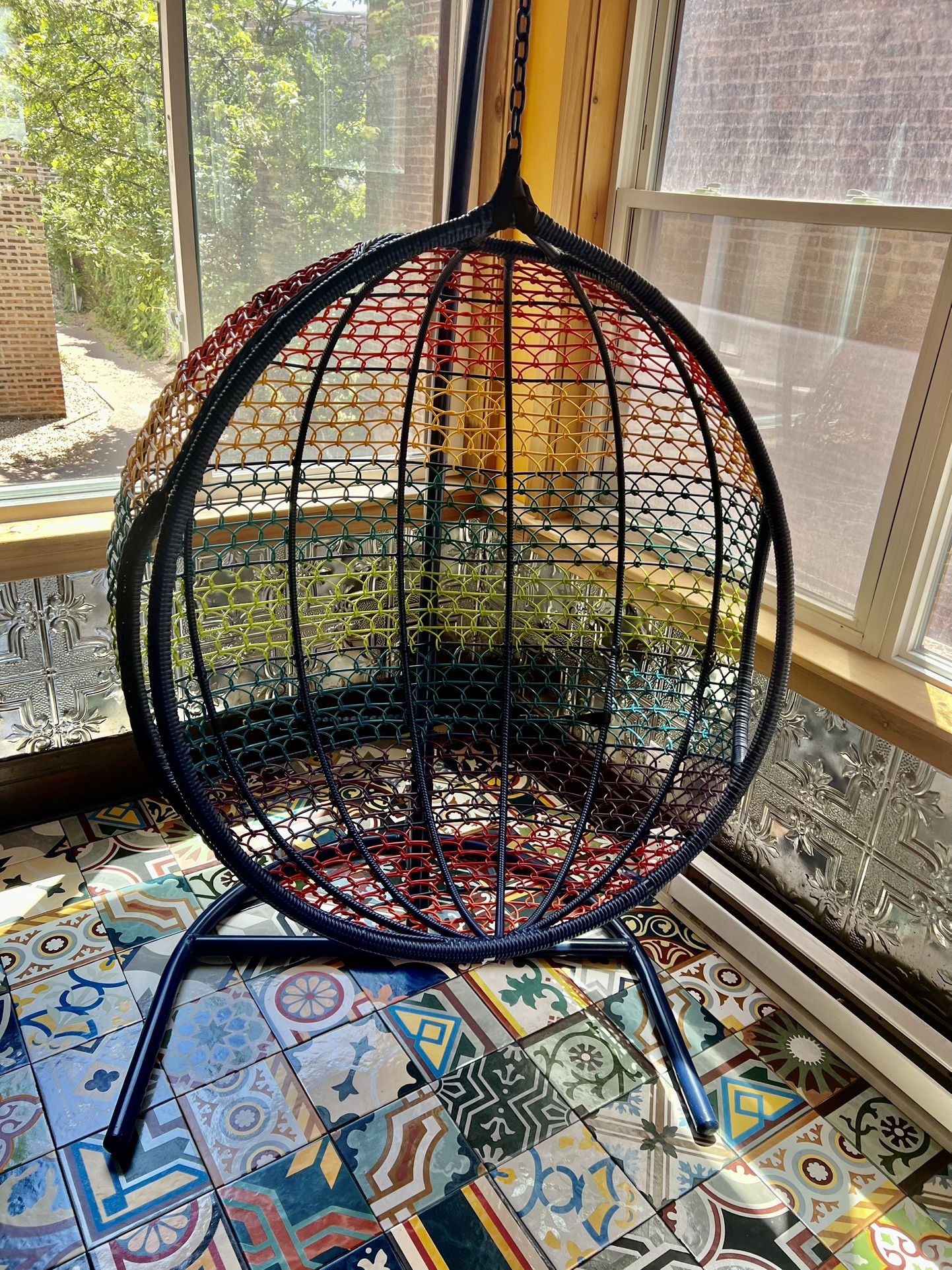 SWINGASAN RAINBOW OMBRE HANGING CHAIR